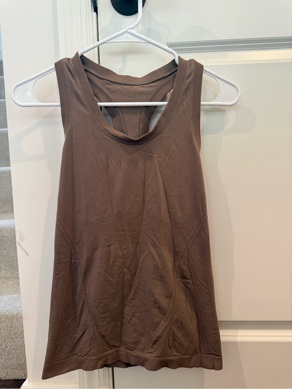 Athleta Brown Racerback Workout Tank